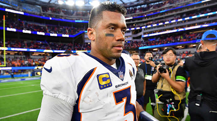 Denver Broncos quarterback Russell Wilson